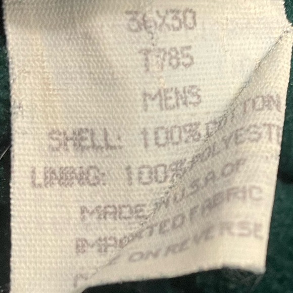 Vintage L.L. Bean Fleece Lined Light Wash Denim Blue Jeans - 36X30 Straight Leg - Picture 15 of 15